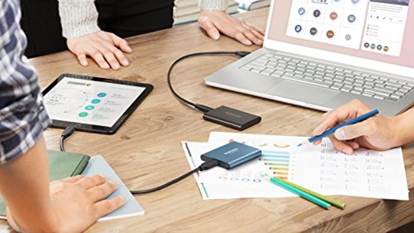 Samsung T5 Portable SSD - 1TB - USB 3.1 External SSD (MU-PA1T0B)