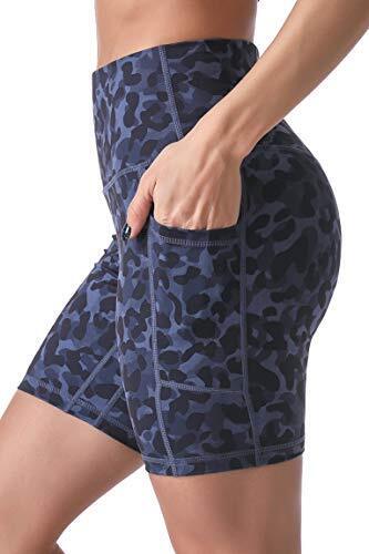 Sunzel 8" / 5" Biker Shorts for Women with Pockets, High Waisted Yoga