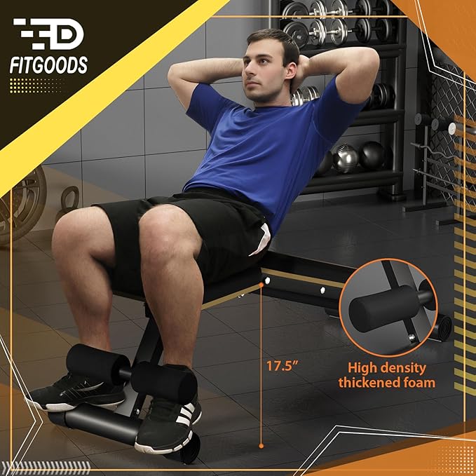 Adjustable Weight Bench - Heavy-Duty Foldable Workout Bench for Home Gym
