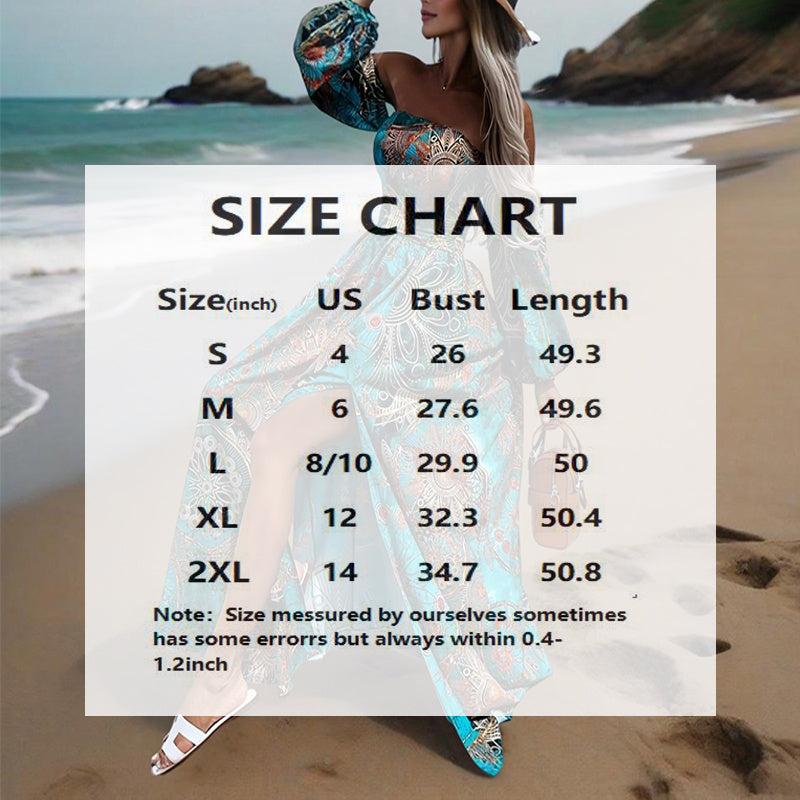 Women's Strapless Off-Shoulder Long Sleeve A-Line Dress