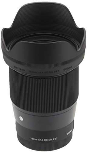 Sigma 16mm f/1.4 DC DN Contemporary Lens for Sony E (402965) Black