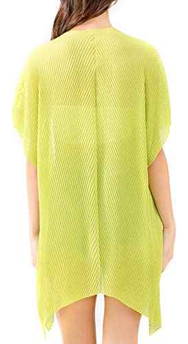 Belle Dame Women’s Sheer Chiffon Draped Kimono Loose Cardigan