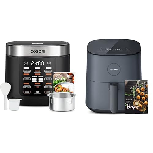 COSORI Air Fryer 5Qt(4.7L), 9-In-1 Less Oil Airfryer Oven, UP to 450℉, Quiet Operation, 30 Exclusive Recipes, Nonstick Basket, Compact, Dishwasher Safe