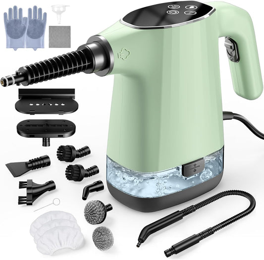 Featured image for Handheld Steam Cleaner Review: 18PCS Accessories, Fast Heat