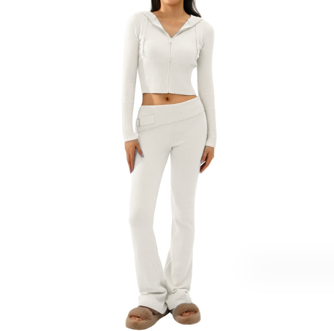 Style Cross-border Knitted Hooded Suits