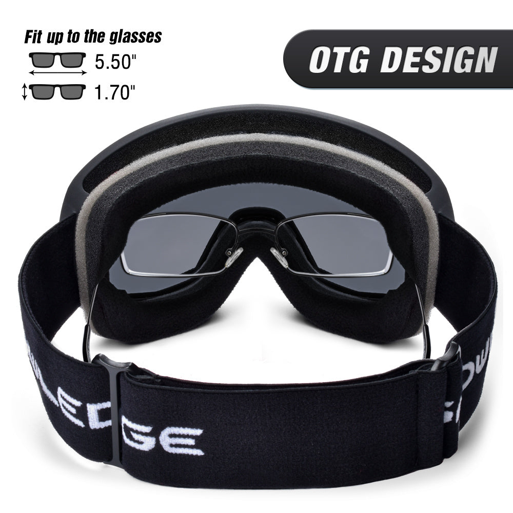 New double-layer anti-fog ski goggles, mountaineering ski goggles