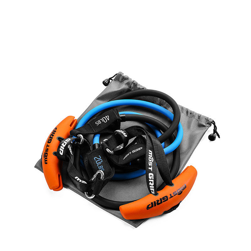  Exerecise Weerstand Band Handvat Grips Gym