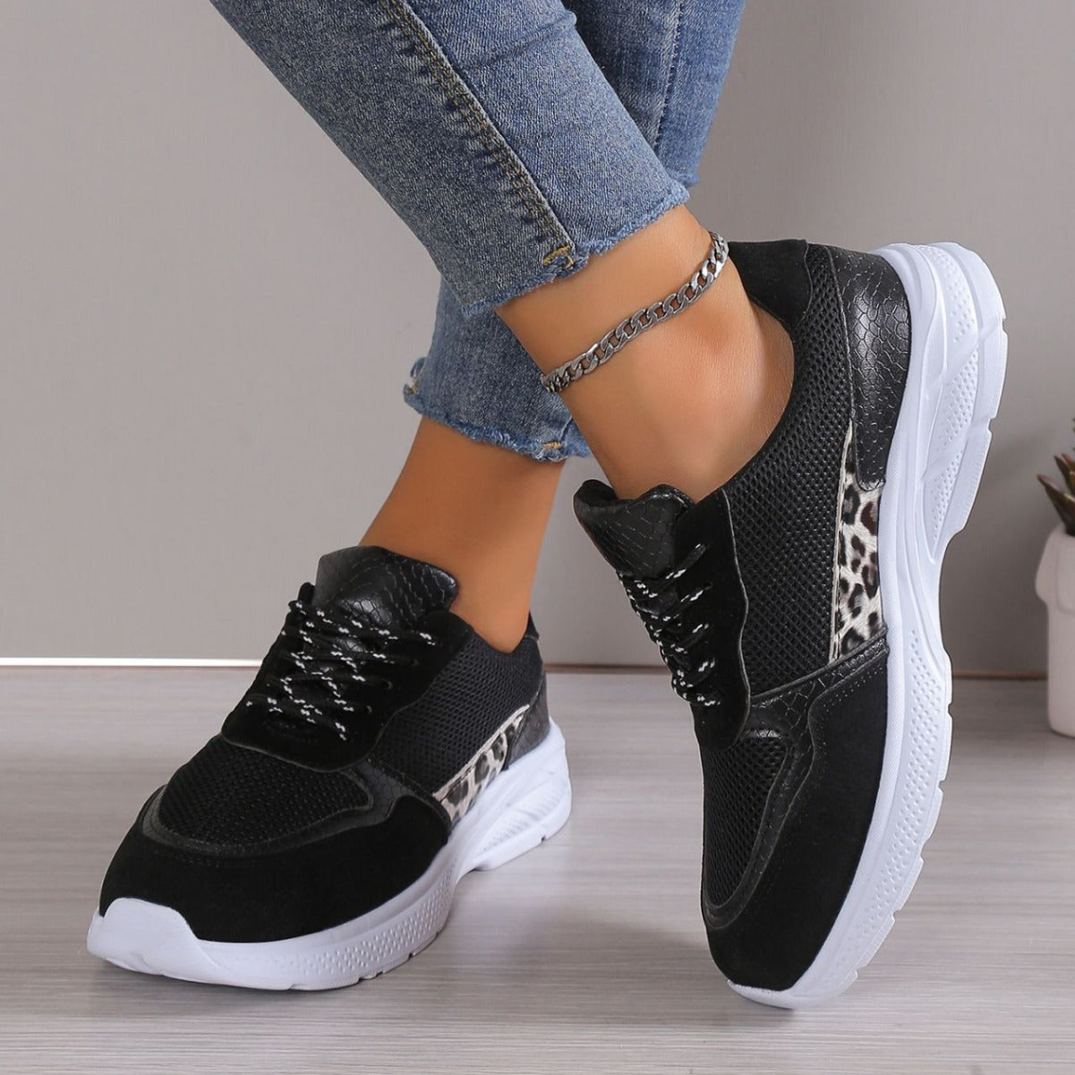 Women's Lace Up Sneakers