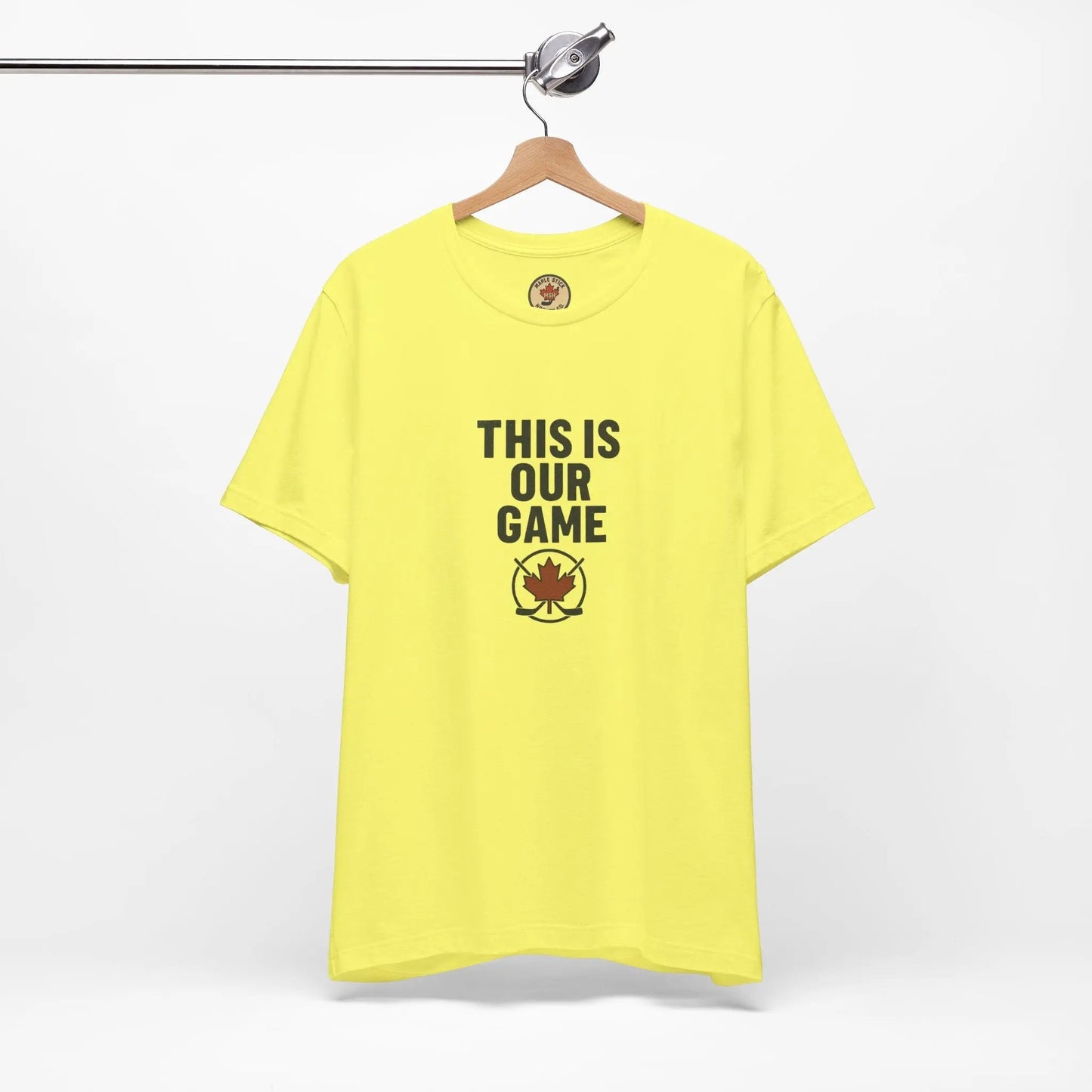 Maple Stick Hockey Fan Tee – Game Day Spirit