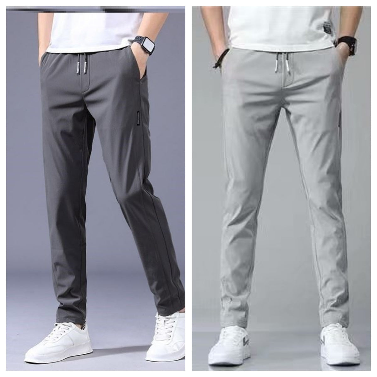 Drawstring Trousers Thin Casual Pants
