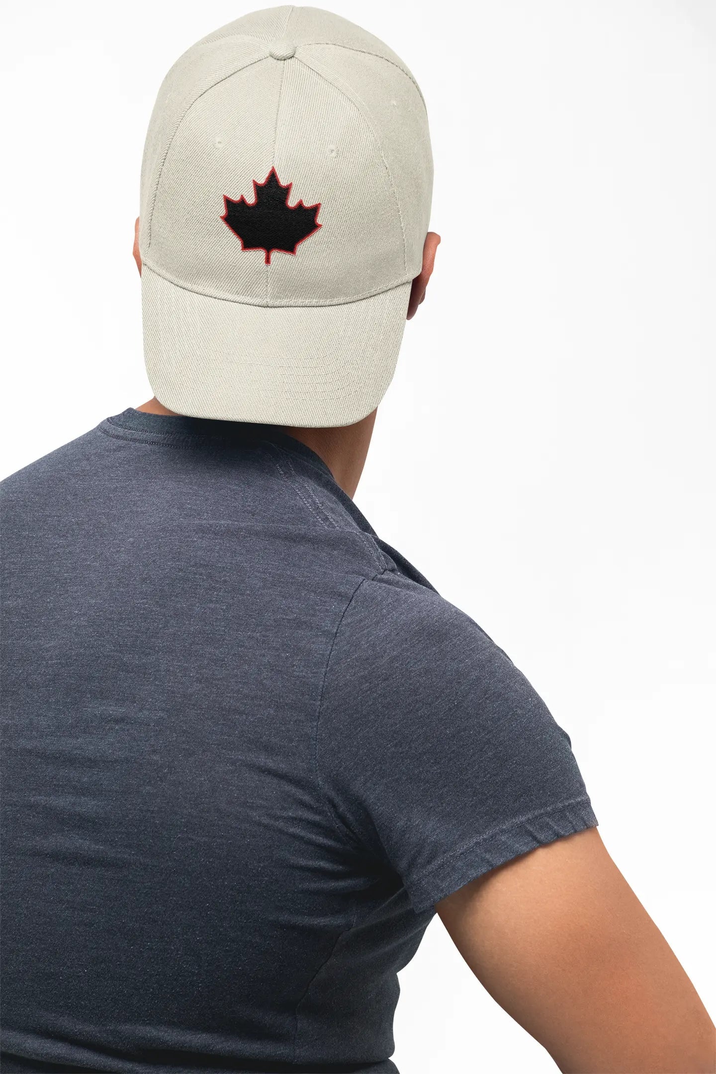 Maple Stick Distressed Hockey Cap – Retro Canadian Style