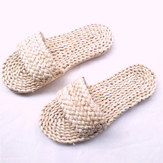 Slip-on corn fur shoes