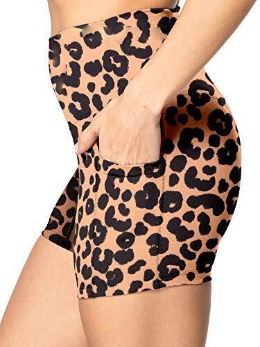 Sunzel 8" / 5" Biker Shorts for Women with Pockets, High Waisted Yoga