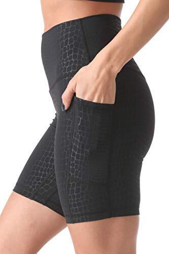 Sunzel 8" / 5" Biker Shorts for Women with Pockets, High Waisted Yoga