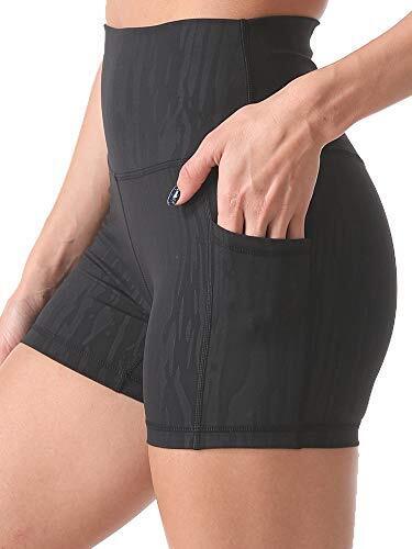 Sunzel 8" / 5" Biker Shorts for Women with Pockets, High Waisted Yoga