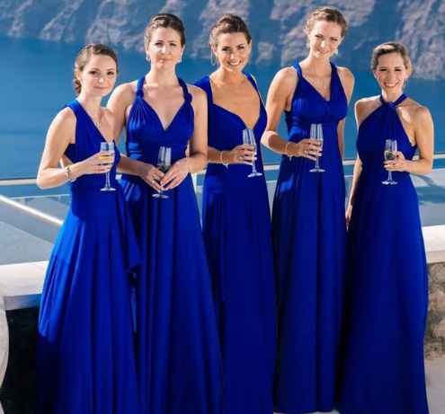 Sexy Women Bandage Convertible Boho Maxi Dress