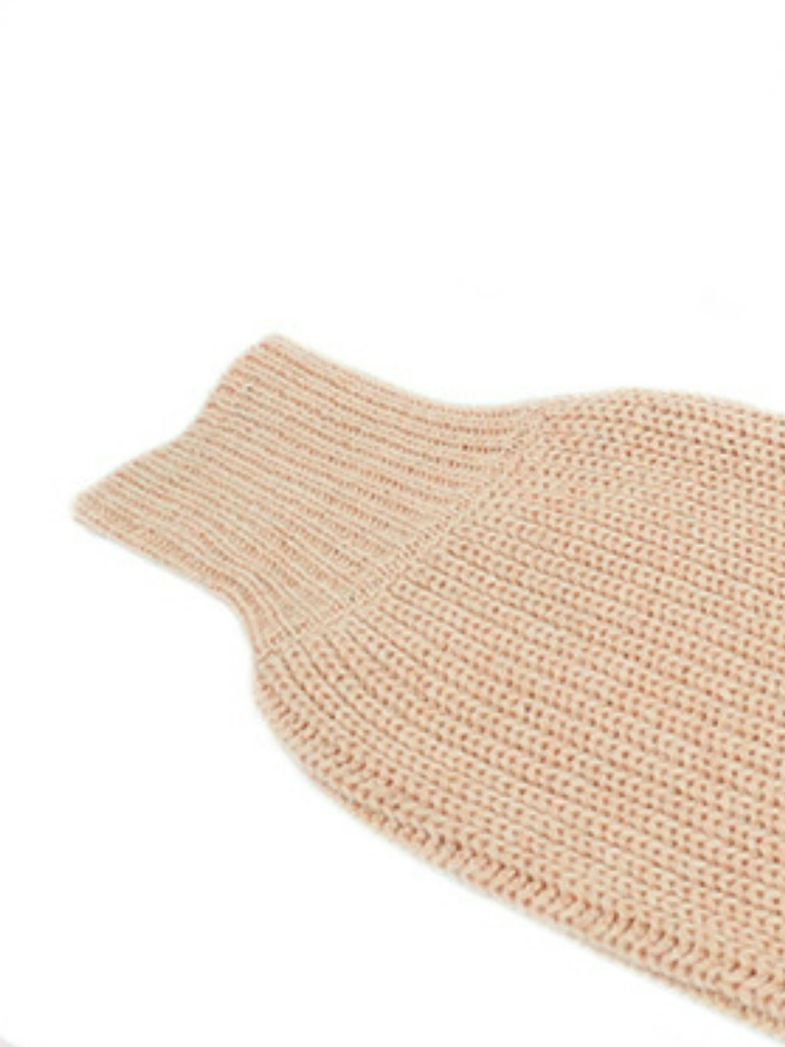Crisscross Cold-Shoulder Rib-Knit Sweater