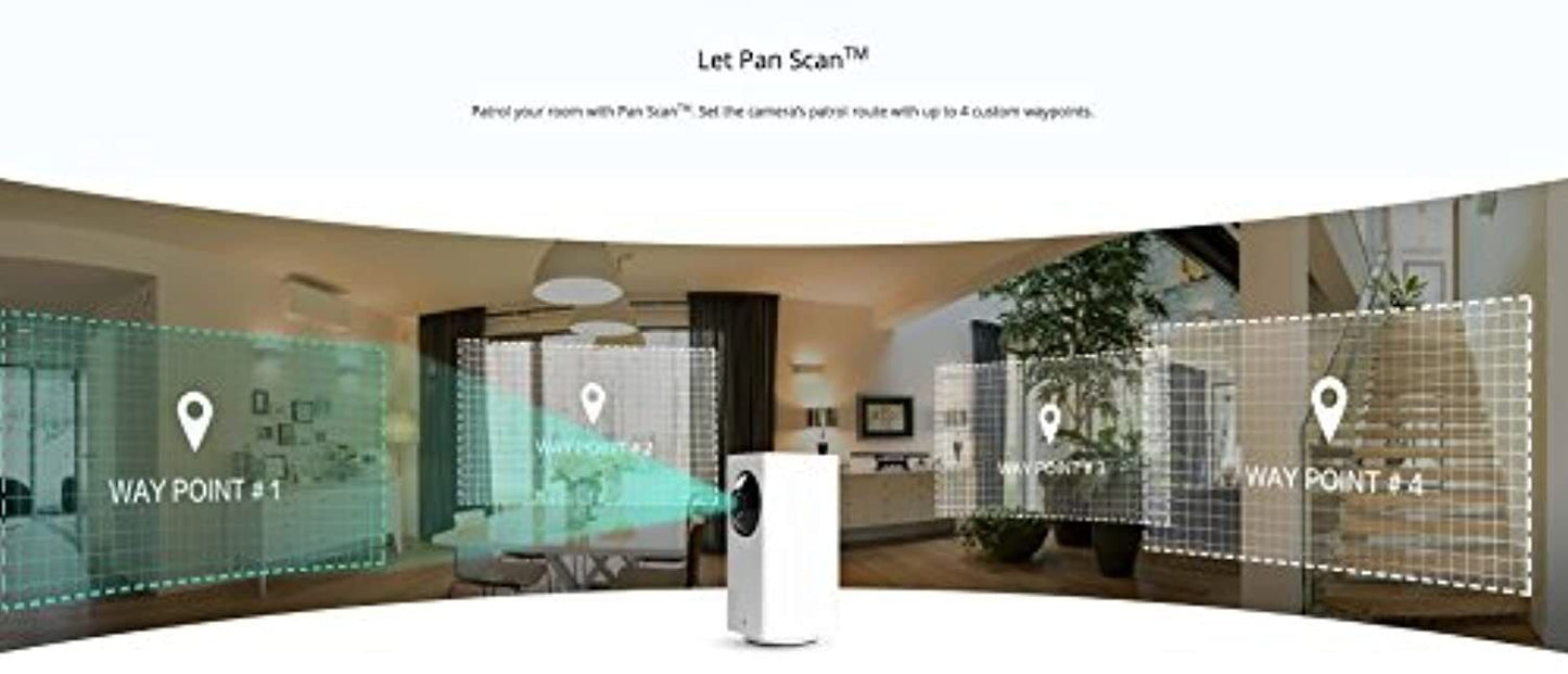 Wyze Cam Pan 1080p Pan/Tilt/Zoom Wi-Fi Indoor Smart Home Camera
