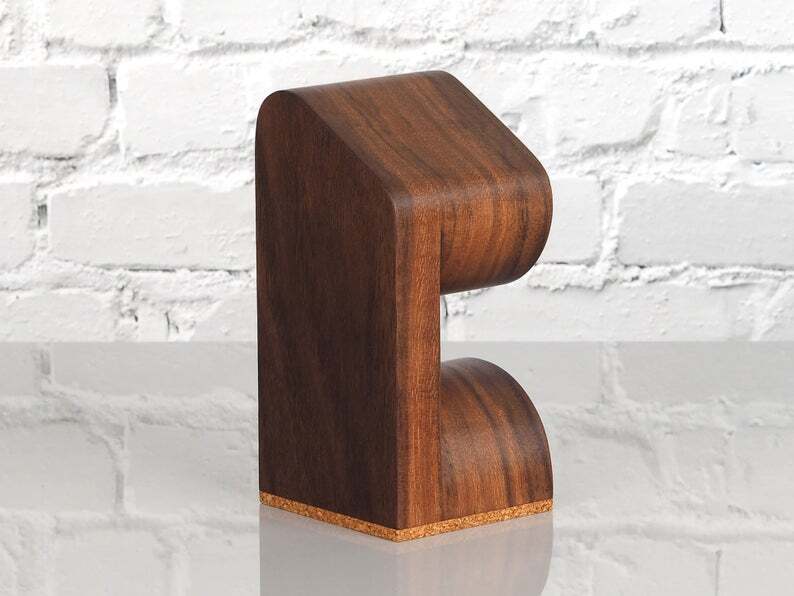 Walnut Solid Wood Watch Display Stand