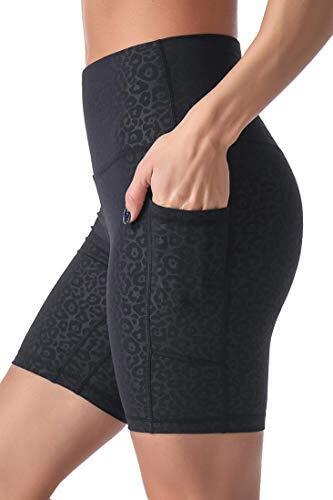 Sunzel 8" / 5" Biker Shorts for Women with Pockets, High Waisted Yoga