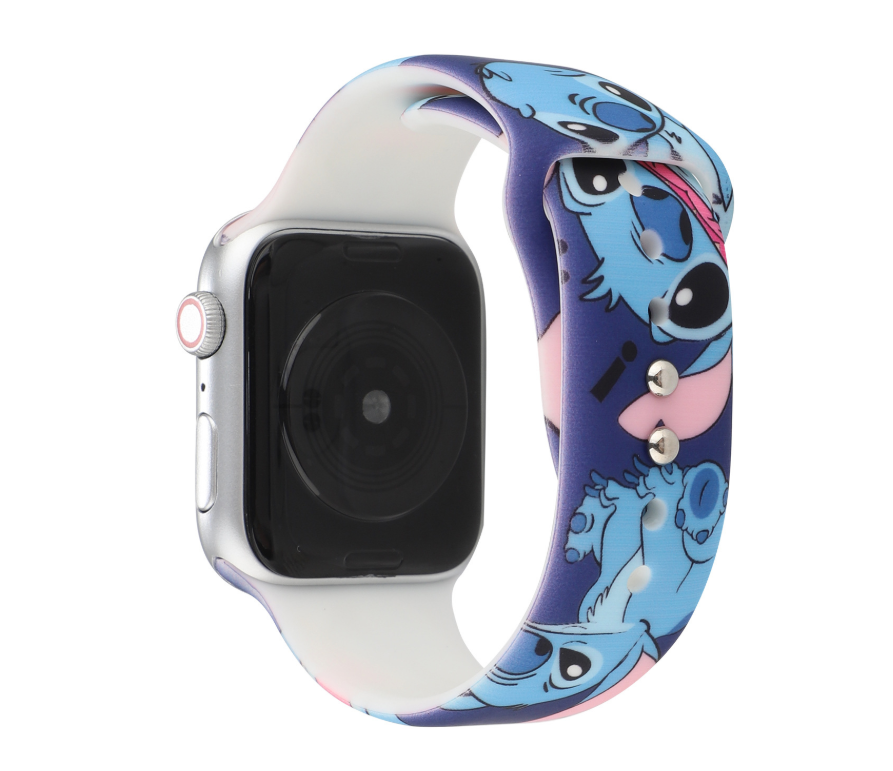 Stitch Silicone Sports Watch Band