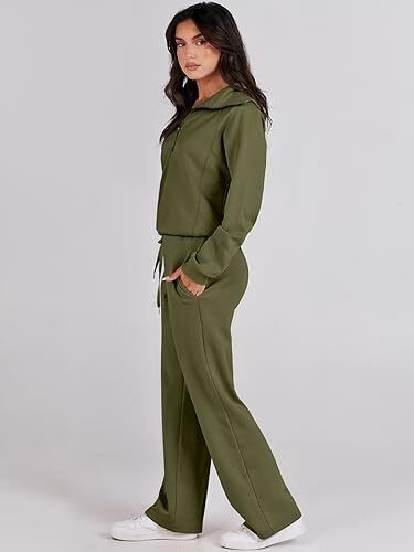 ANRABESS Women 2 Piece Outfits Sweatsuit Set