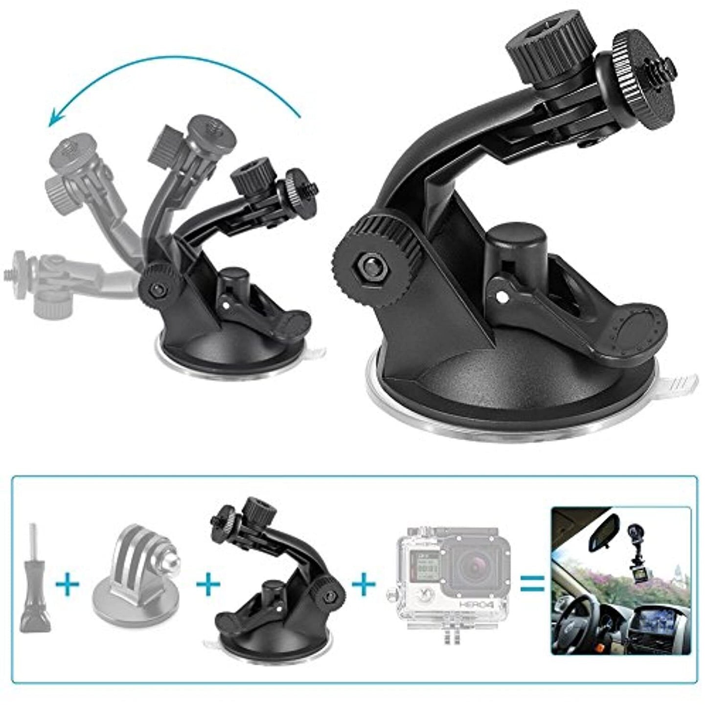 YEHOLDING 25-in-1 Accessories for Gopro,Action Camera Accessory Kit