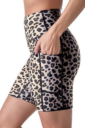 Sunzel 8" / 5" Biker Shorts for Women with Pockets, High Waisted Yoga