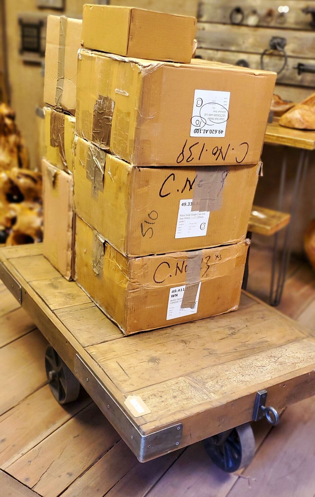 Vintage Railway Cart - Coffee Table