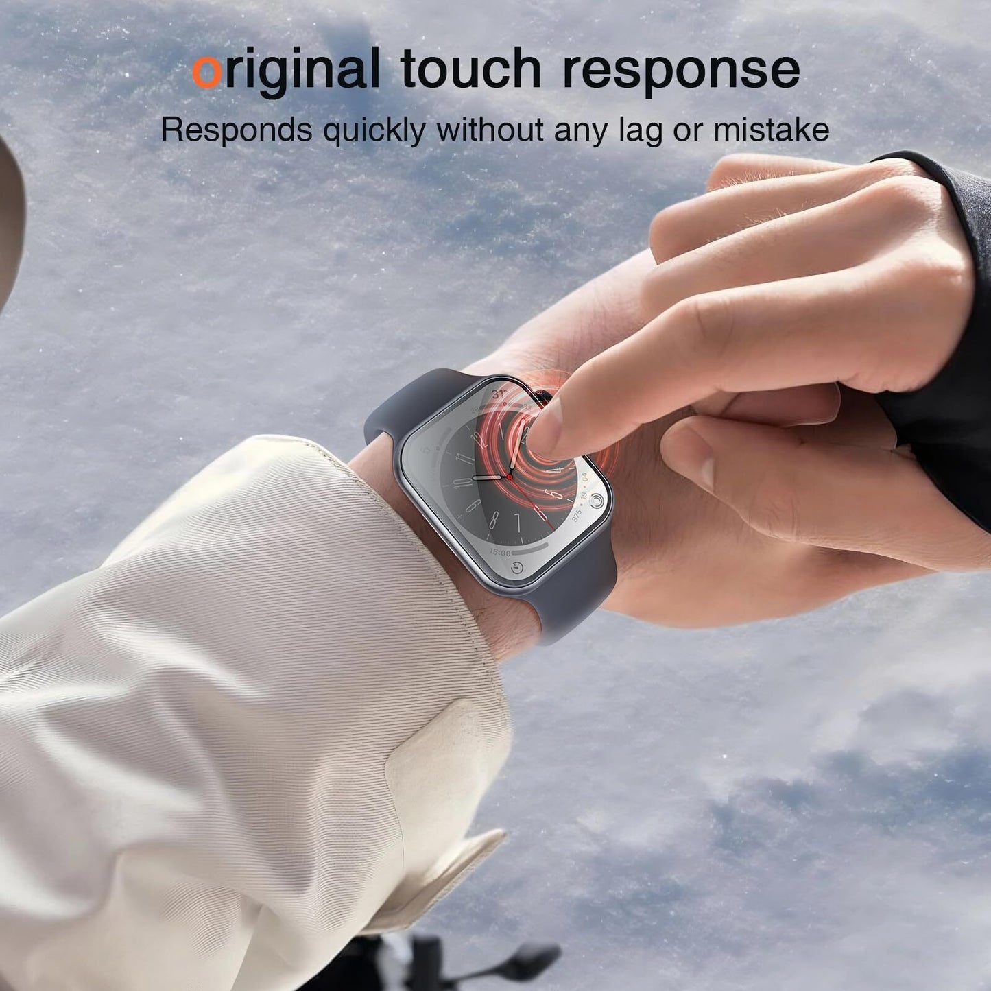 LK 6 Pack Screen Protector for Apple Watch Series SE/6/5/4/SE 2022 40mm