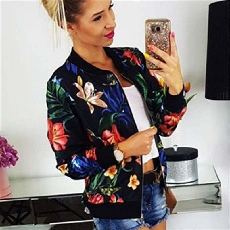 New hot women's color fashion autumn jacket