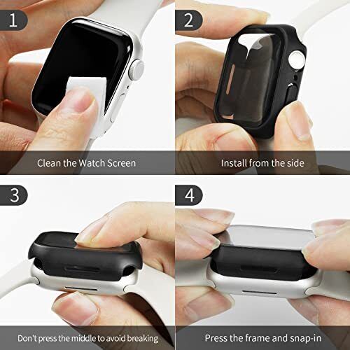 LK 2 Pack Hard PC Case with Tempered Glass Screen