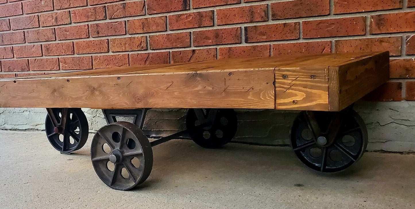 Vintage Railway Cart - Coffee Table