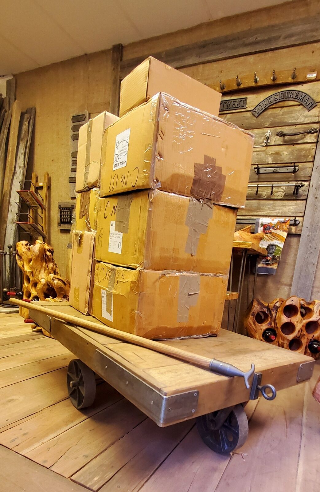 Vintage Railway Cart - Coffee Table