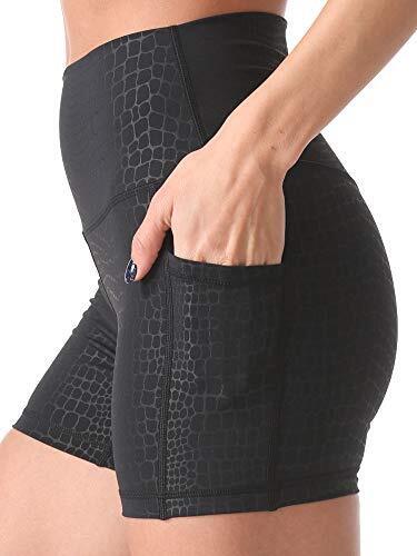 Sunzel 8" / 5" Biker Shorts for Women with Pockets, High Waisted Yoga