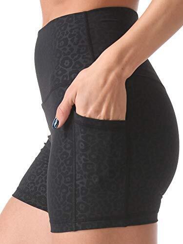 Sunzel 8" / 5" Biker Shorts for Women with Pockets, High Waisted Yoga