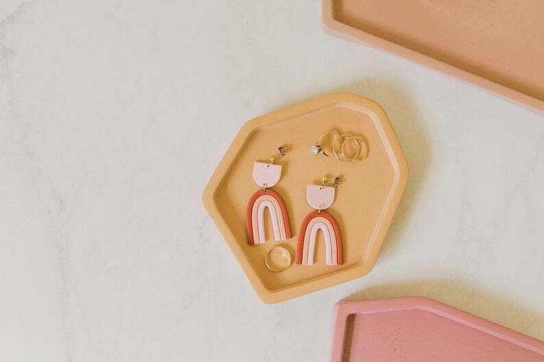 A Beautiful Mess x Etsy Rainbow Earrings