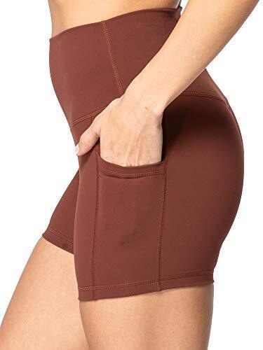 Sunzel 8" / 5" Biker Shorts for Women with Pockets, High Waisted Yoga