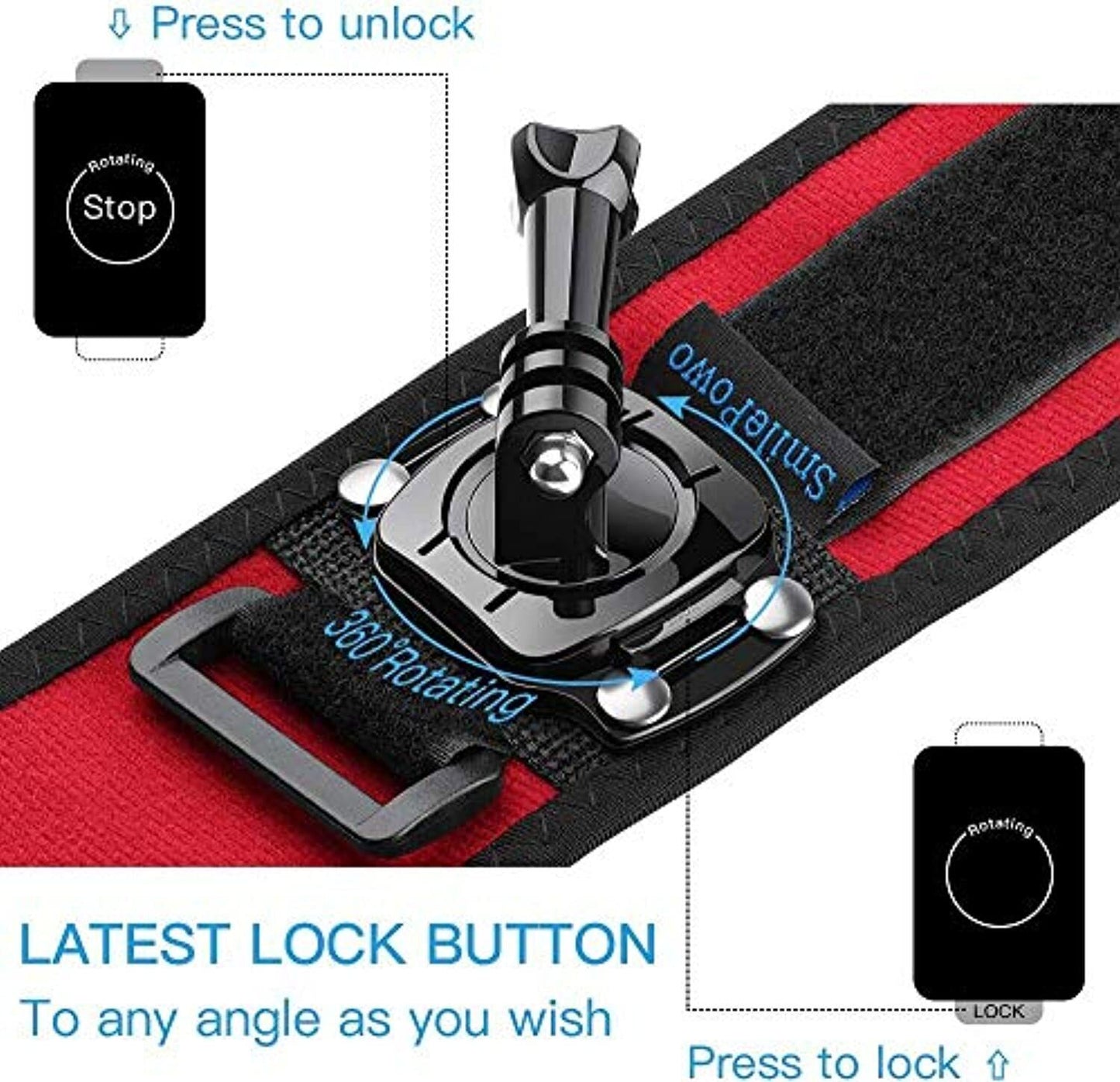 SmilePowo 42-in-1 Accessories Kit for GoPro Hero8 7