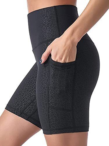 Sunzel 8" / 5" Biker Shorts for Women with Pockets, High Waisted Yoga