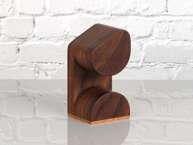 Walnut Solid Wood Watch Display Stand