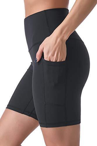 Sunzel 8" / 5" Biker Shorts for Women with Pockets, High Waisted Yoga