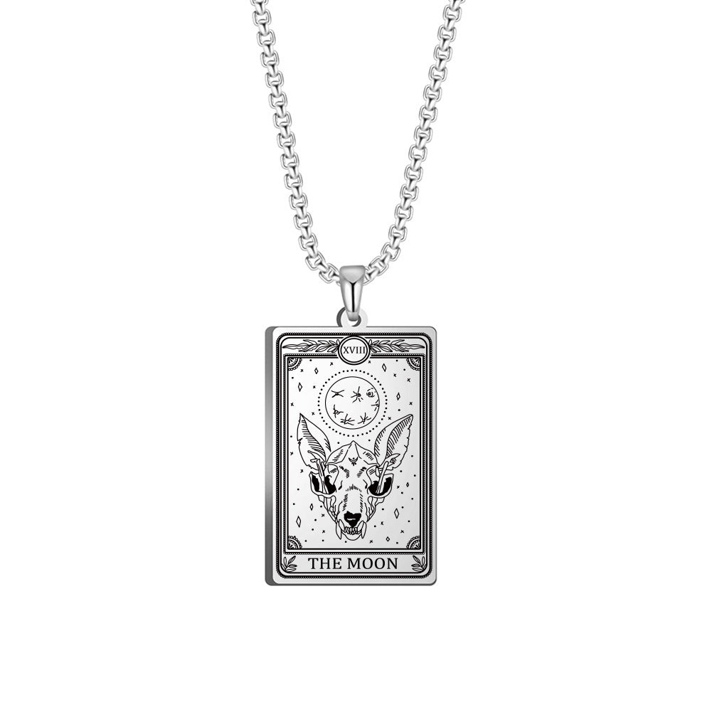 Box Chain Three Tarot Series Necklaces
