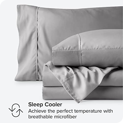 Bare Home Full Sheet Set - 1800 Ultra-Soft Microfiber Full Bed Sheets -