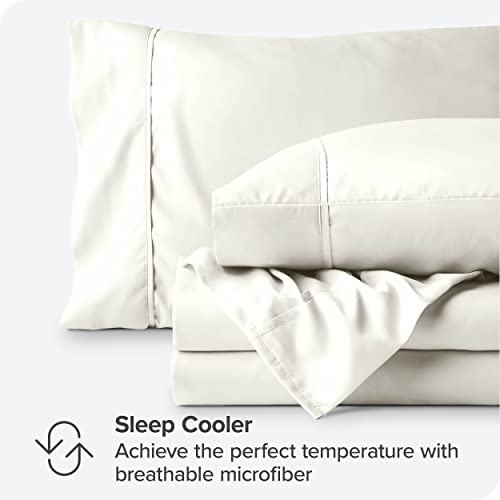 Bare Home Full Sheet Set - 1800 Ultra-Soft Microfiber Full Bed Sheets -