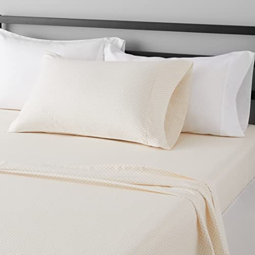 AmazonBasics Light-Weight Microfiber Sheet Set - Full, Black