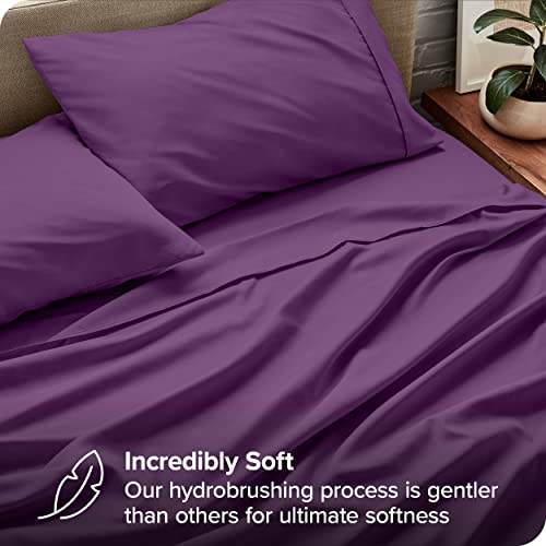 Bare Home Full Sheet Set - 1800 Ultra-Soft Microfiber Full Bed Sheets -