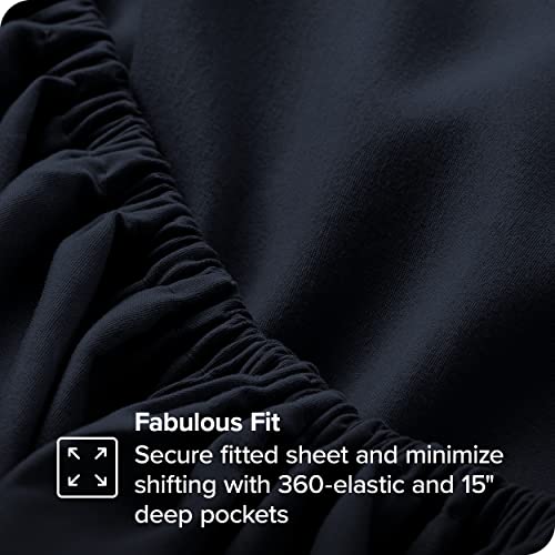 Bare Home Full Sheet Set - 1800 Ultra-Soft Microfiber Full Bed Sheets -