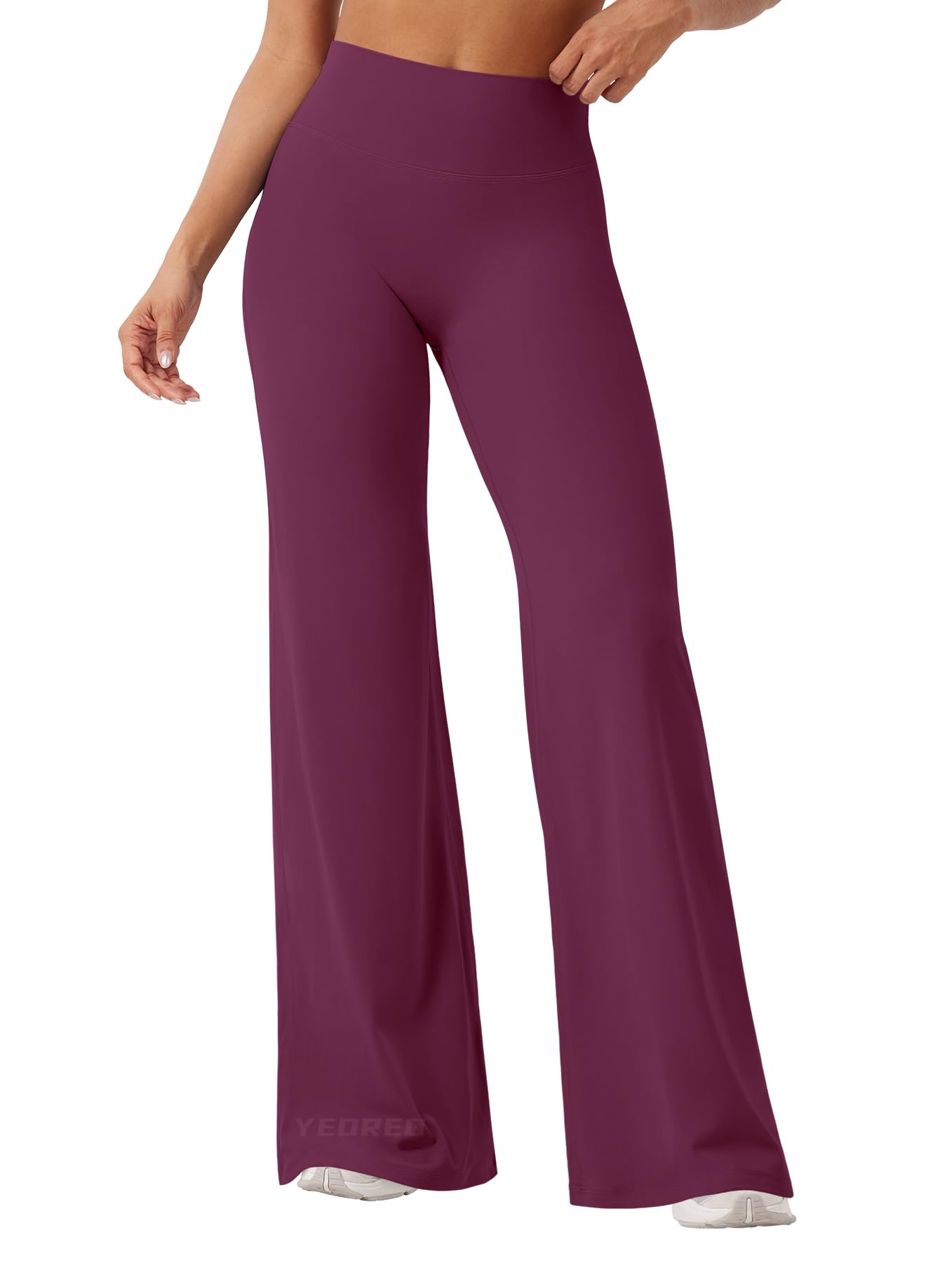 YEOREO Workout Leggings Womens No Front Seam Straight Leggings 29"/ 31.5"/ 33"/ 35" High Waist Buttery Eddiy Gym Yoga Pants