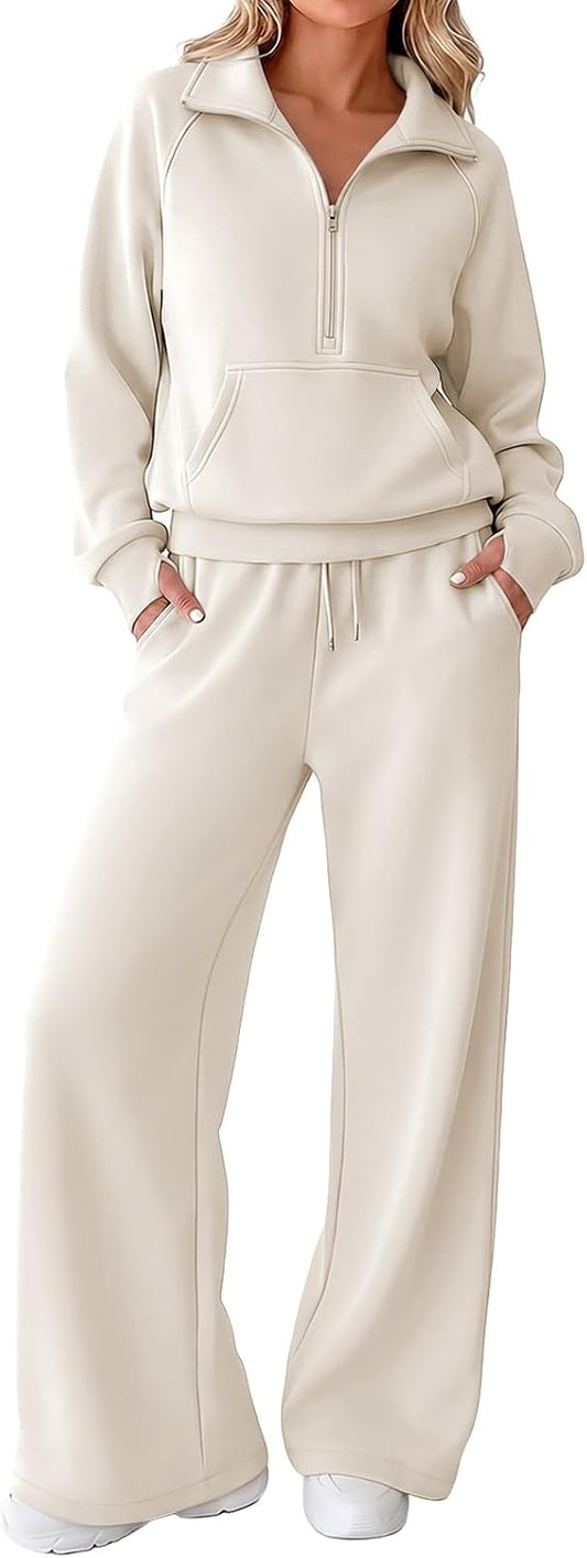 EFAN Women Sweatsuits 2 Piece Set Modal Blend Lounge Wear Fall Outfits
